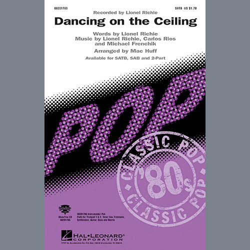 cover: Dancing On The Ceiling (arr. Mac Huff), Lionel Richie, Chor