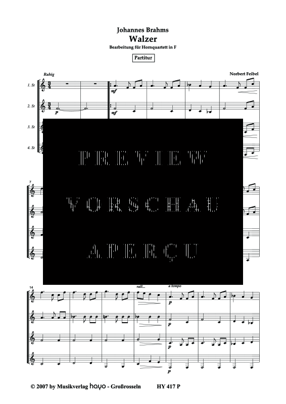 gallery: Walzer, , (Horn Quartett)