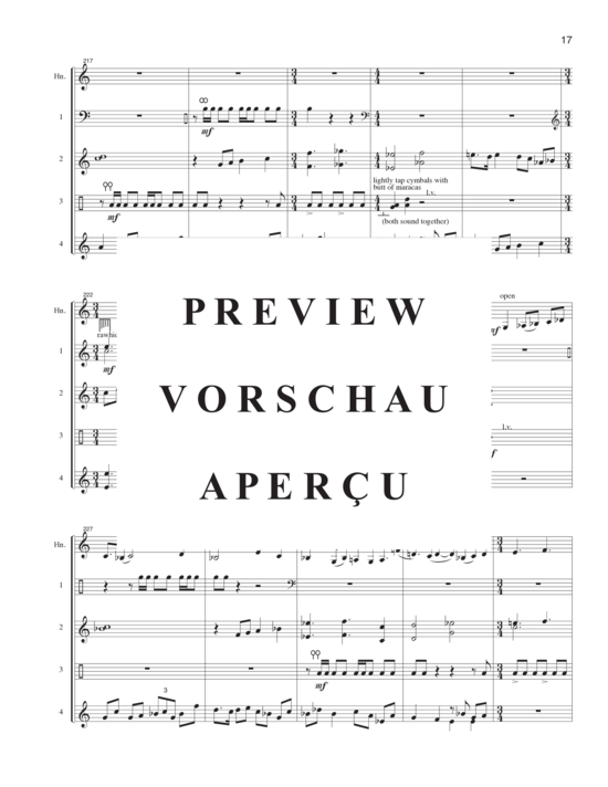 Product gallery: Page 20 of 21 Reflective Journey , , (horn solo and percussion quartet)