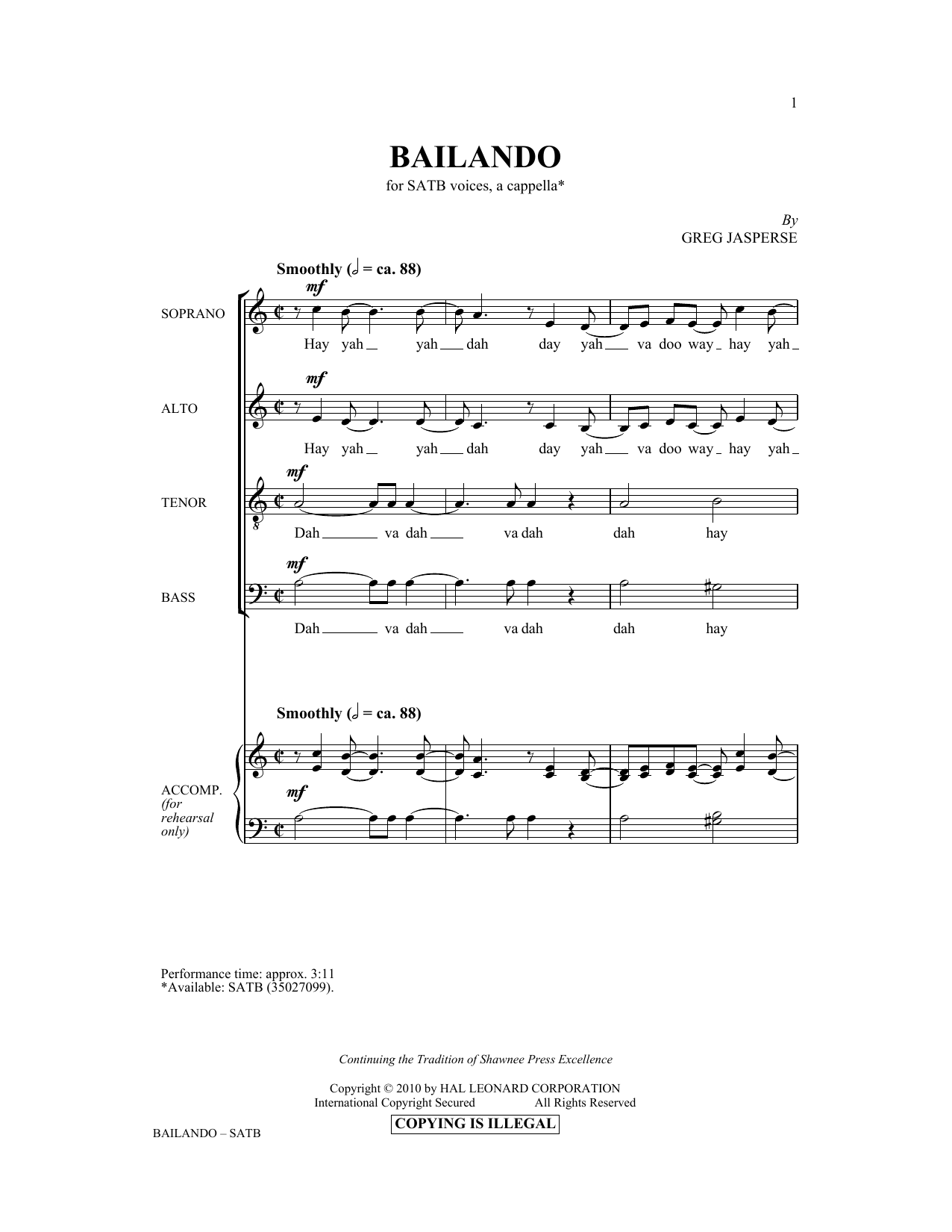 Product picture to: Bailando