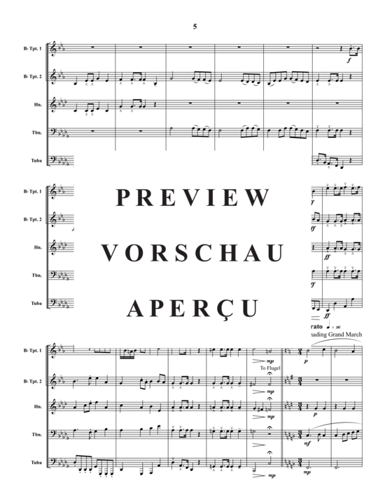 Produktgalerie: Seite 7 von 21 Listen to the Mockingbird Suite , , (Blechbläserquintett)