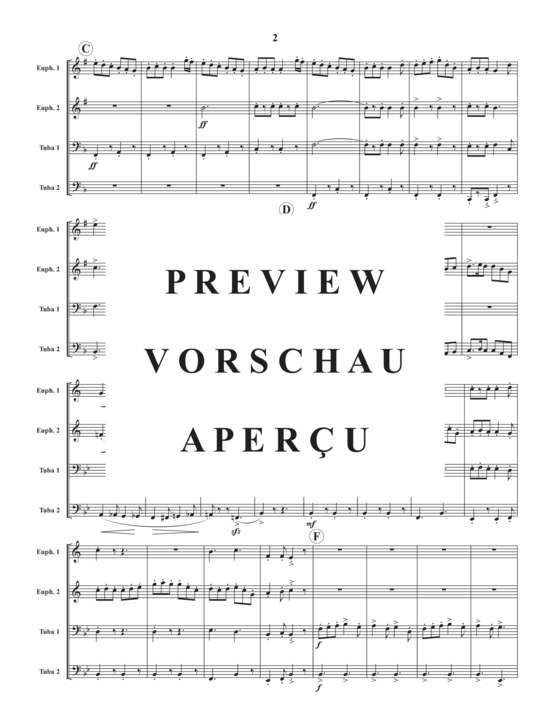 Product gallery: Page 4 of 11 Garry Owen March , , (Tuba Quartet EETTt)