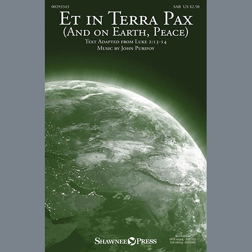 cover: Et In Terra Pax (And On Earth, Peace), John Purifoy, Chor