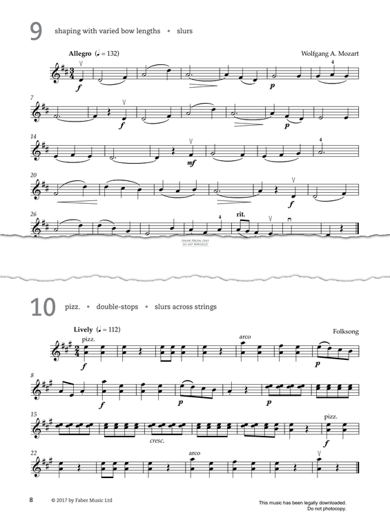 Produktgalerie: Seite 1 von 1 Study No.10 Lively (from '80 Graded Studies For Violin Book One'), Traditional, Violine