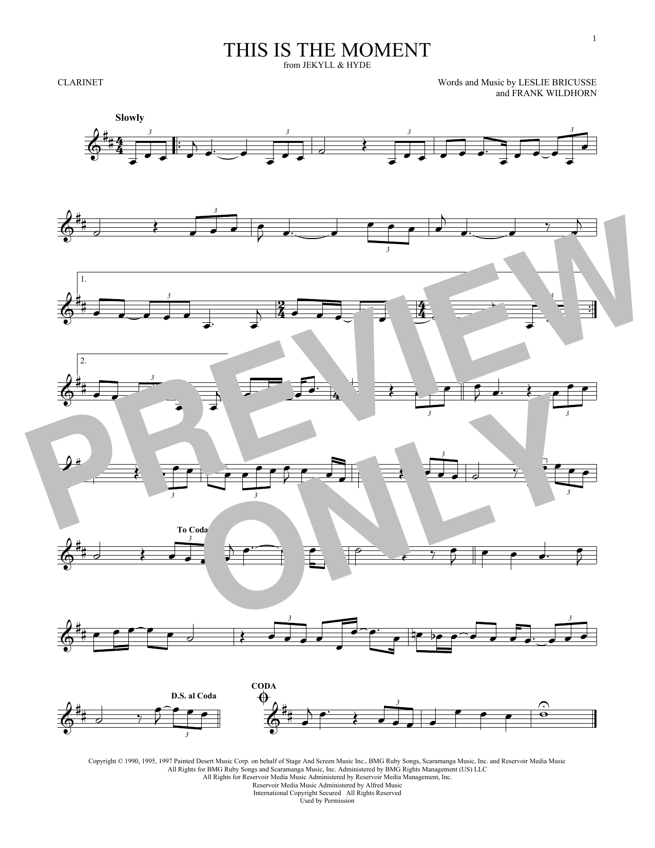 Product gallery: Page 1 of 1 This Is The Moment, Frank Wildhorn
