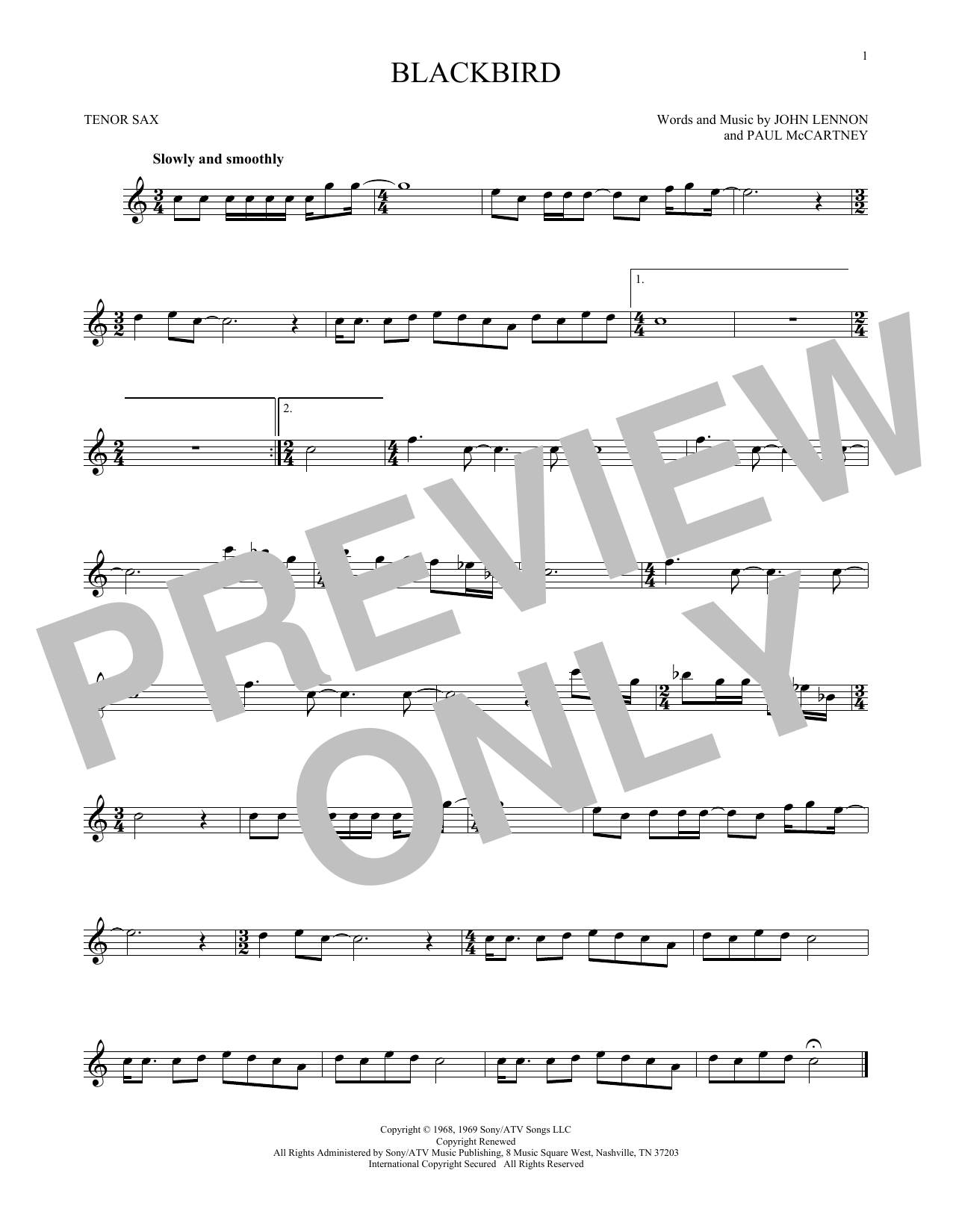 Product gallery: Page 1 of 1 Blackbird, The Beatles
