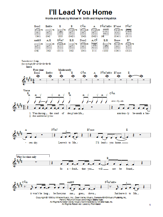 Product gallery: Page 1 of 1 I'll Lead You Home, Michael W. Smith