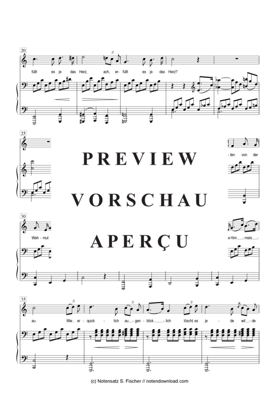 Product gallery: Page 3 of 5 Lob der Tränen  , , Piano and Voice