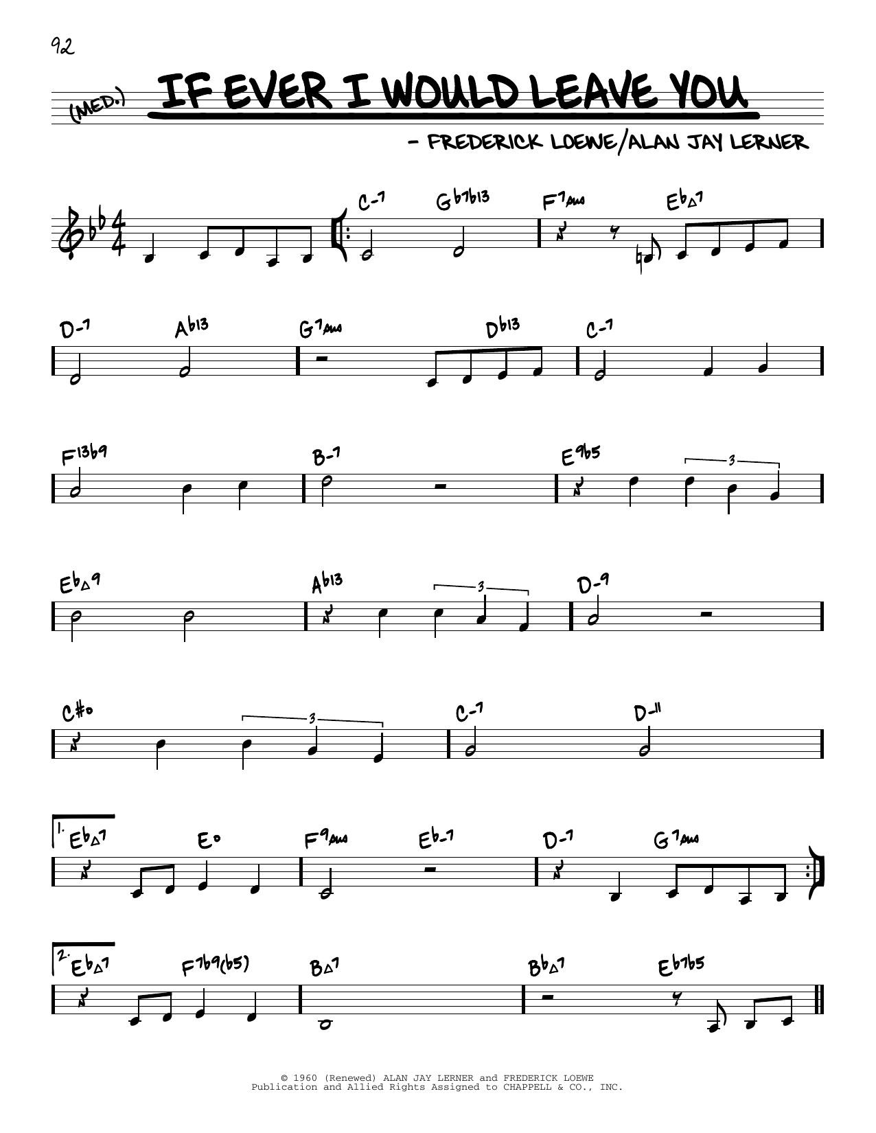Produktbild zu: If Ever I Would Leave You (arr. David Hazeltine)