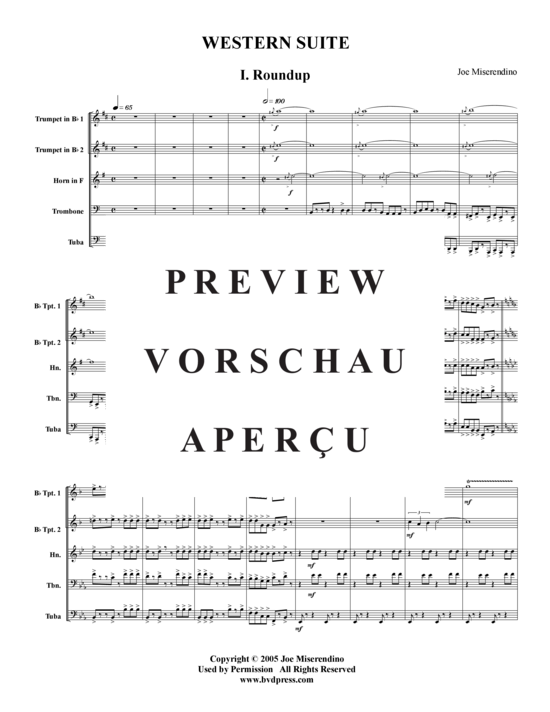 Produktgalerie: Seite 2 von 21 Western Suite , , (Blechbläserquintett)