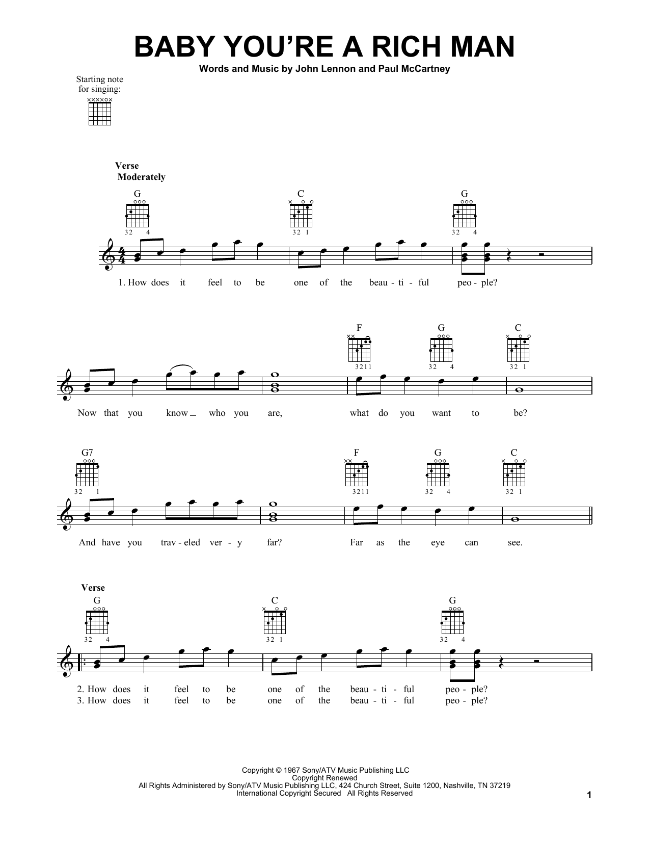 Produktbild zu: Baby You're A Rich Man