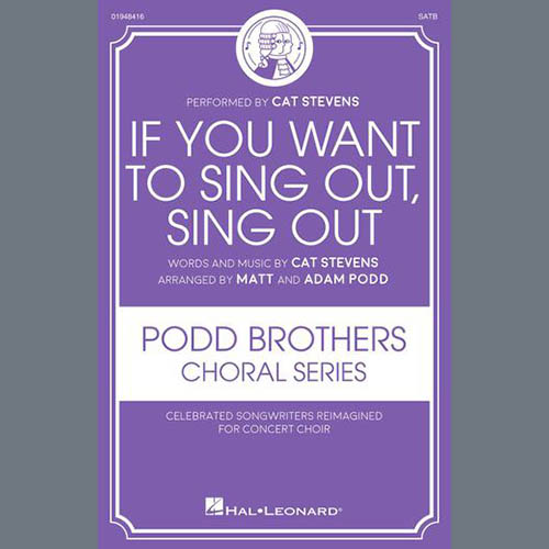 Produktbild zu: If You Want To Sing Out, Sing Out (arr. Matt and Adam Podd)