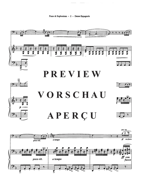 Product gallery: Page 4 of 15 Danse Espagnole , , (euphonium + piano)