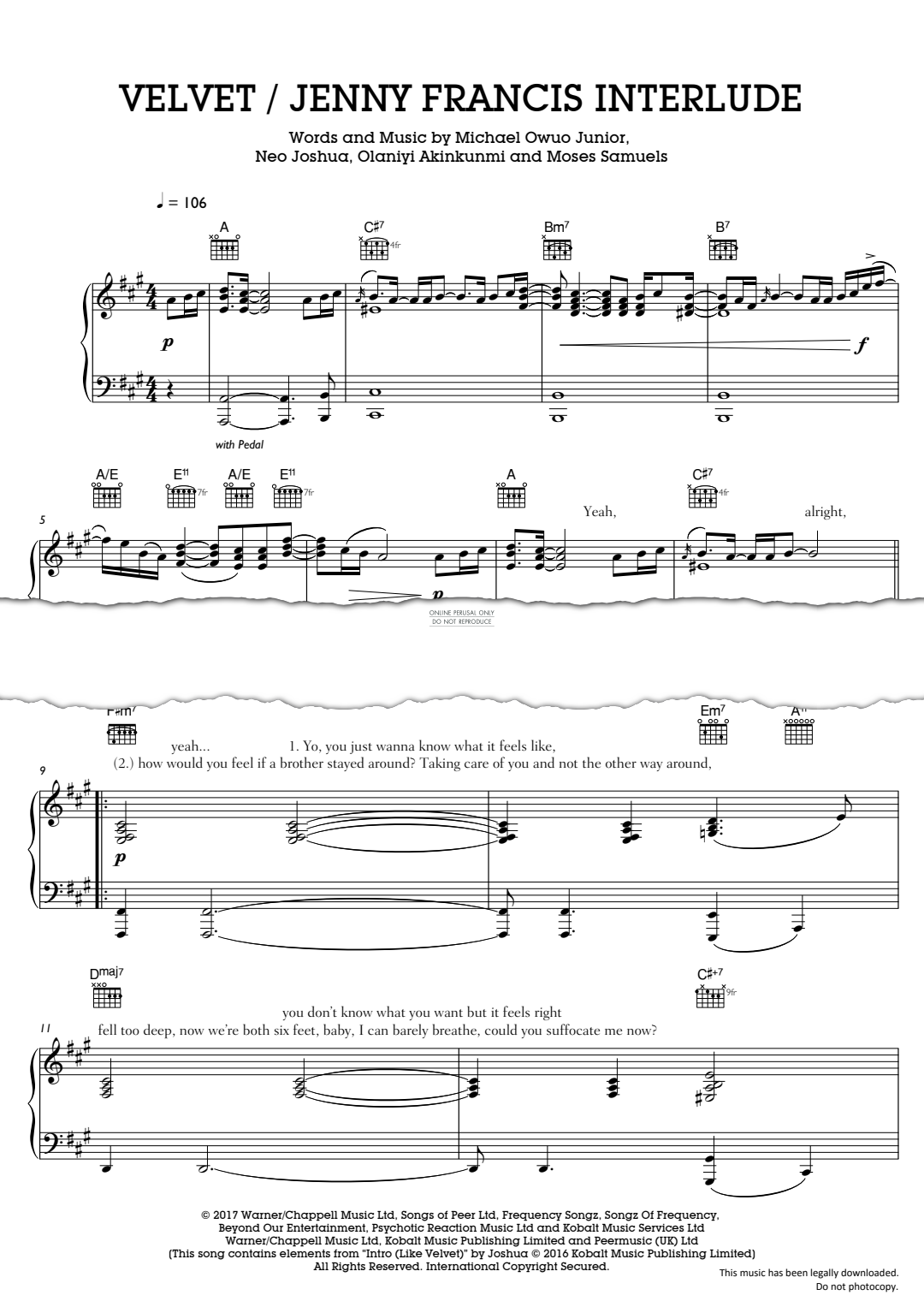 Product picture to: Velvet / Jenny Francis Interlude - Stormzy