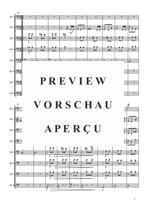 gallery: Geburtstags-Ständchen, , Double Bass Octet