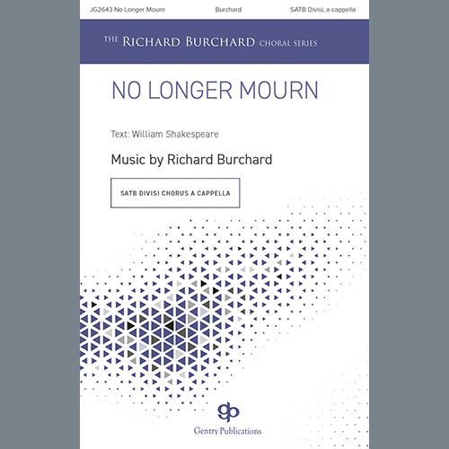 cover: No Longer Mourn, Richard Burchard, Chor