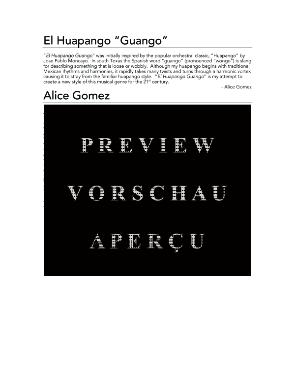 Produktgalerie: Seite 4 von 11 El Huapango Guango, , (Blechbläser Quintett)