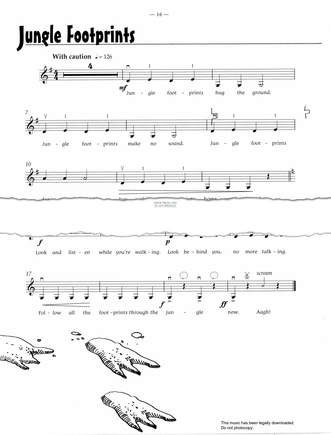 Produktgalerie: Seite 1 von 1 Jungle Footprints, Pam Wedgwood, Klavier, Violine