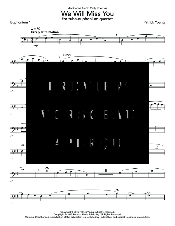 gallery: We Will Miss You, , (Tuba Quartett EETT)