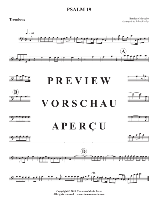 gallery: Psalm 19 , , (Blechbläser Quintett)