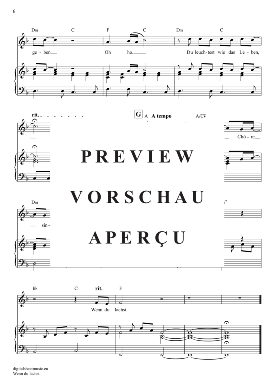 gallery: Wenn Du Lachst , Fischer, Helene, (Klavier + Gesang)