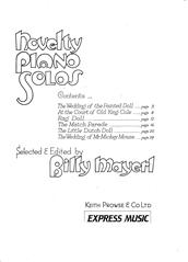 cover: The Little Dutch Doll, Harry Revel, Klavier