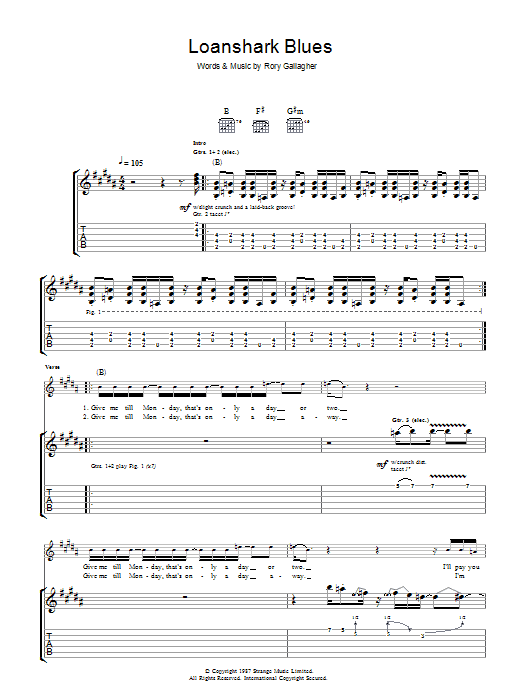 Product gallery: Page 1 of 1 Loanshark Blues, Rory Gallagher