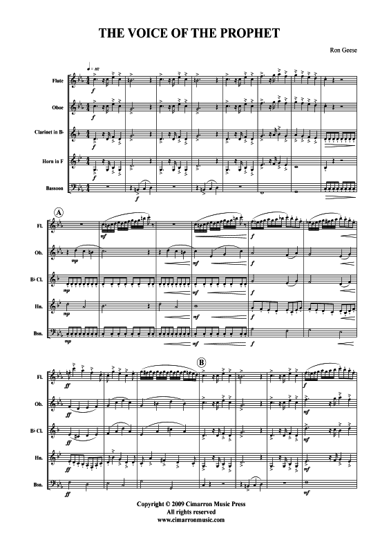 Produktbild zu: The Voice of the Prophet Ron Geese