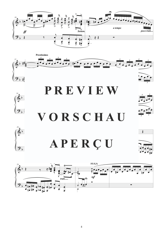 Produktgalerie: Seite 5 von 11 Toccata und Fuge d-Moll BWV 565, , Klavier Solo