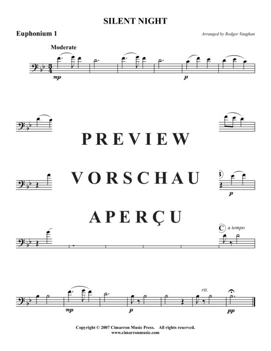 Product gallery: Page 3 of 8 Stille Nacht , , (Tuba Quartet: 2x Baritone, 2xTuba)