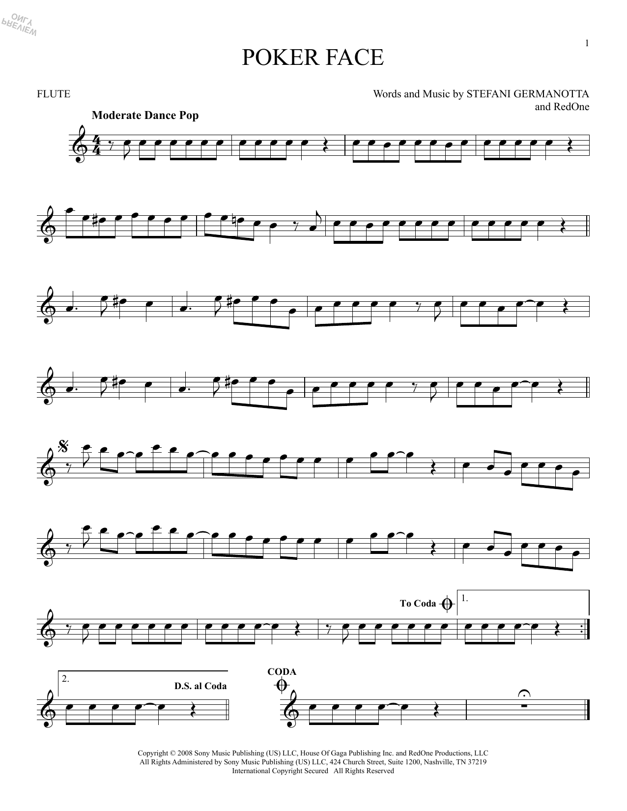 Product gallery: Page 1 of 1 Poker Face, Lady Gaga