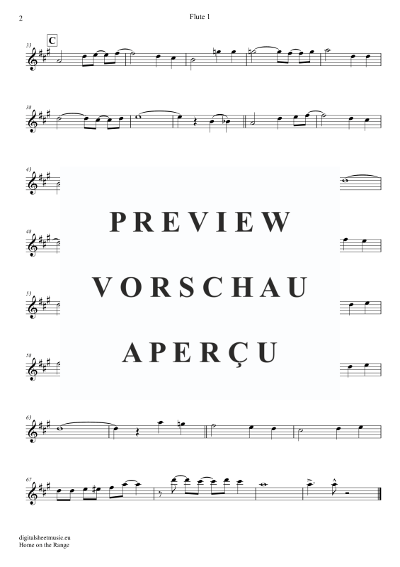 gallery: Home On The Range, American Folk Song, (Flöten Trio + Klavier)