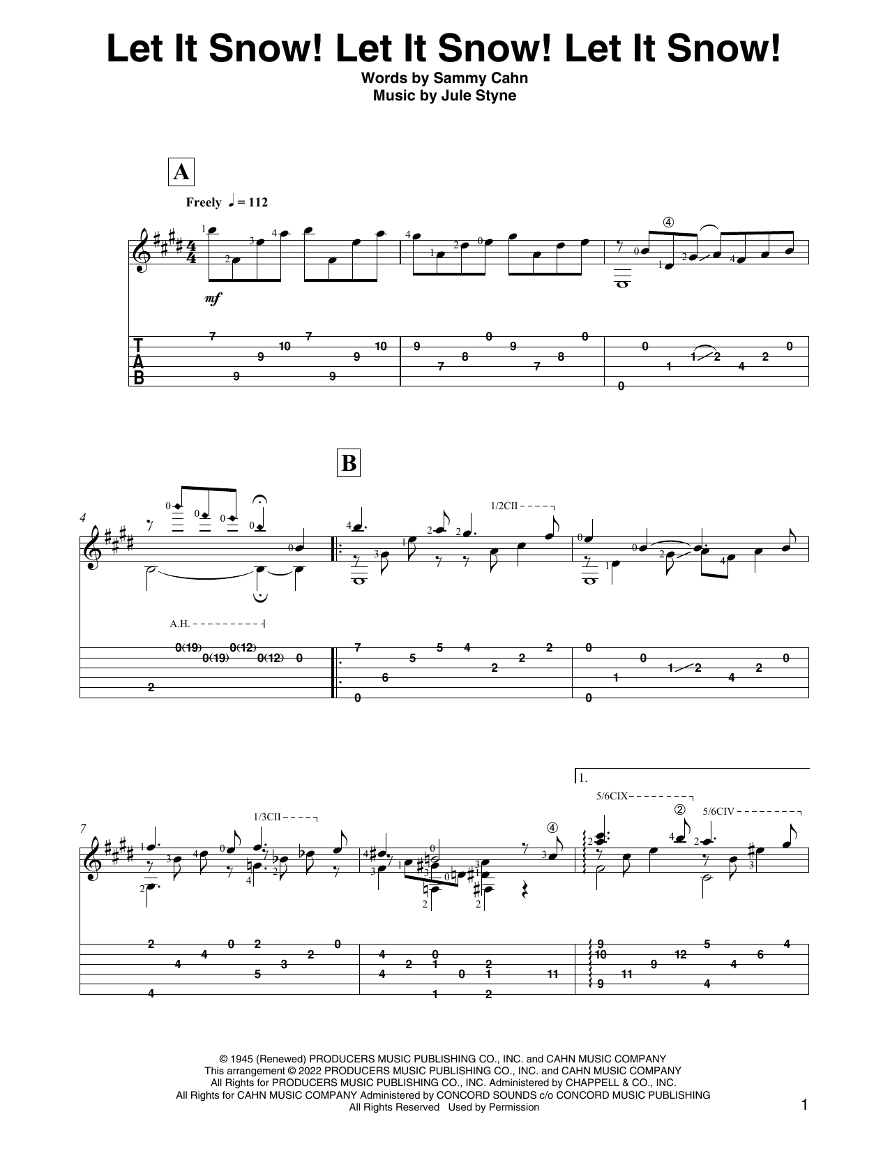 Produktbild zu: Let It Snow! Let It Snow! Let It Snow! (arr. David Jaggs)