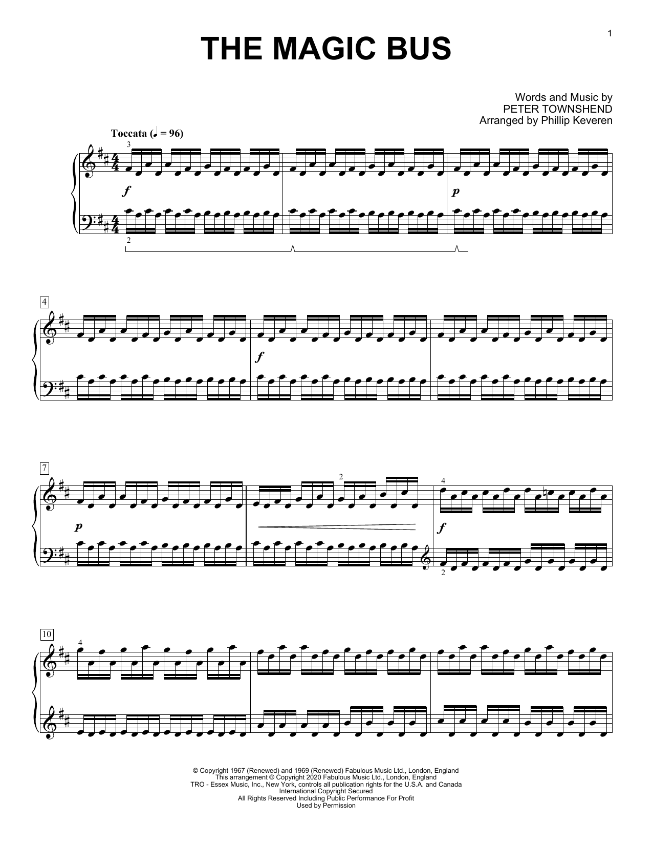 Produktbild zu: The Magic Bus [Classical version] (arr. Phillip Keveren)