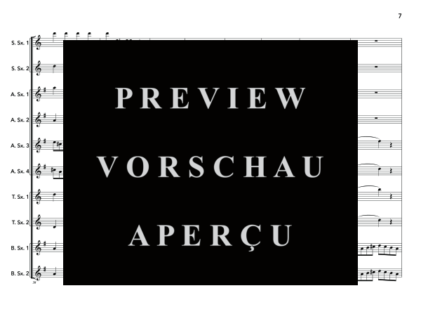 Produktgalerie: Seite 11 von 11 Serenade in B-flat Major, , (Saxophonchor)