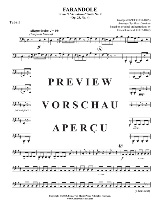 Product gallery: Page 18 of 21 Farandole (Volkstanz) , ,  (Tuba Quartet: 2x baritone, 2x tuba)