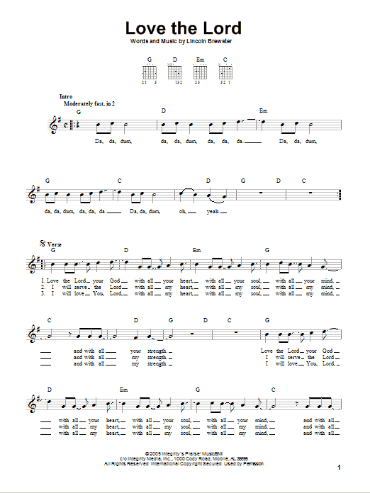 Produktbild zu: Love The Lord