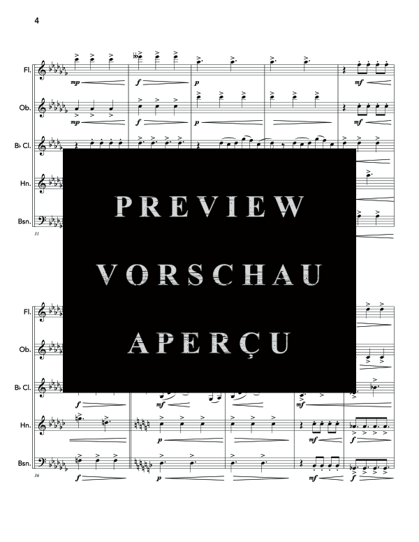 Produktgalerie: Seite 8 von 11 Drowning, , (Holzbläser Quintett)