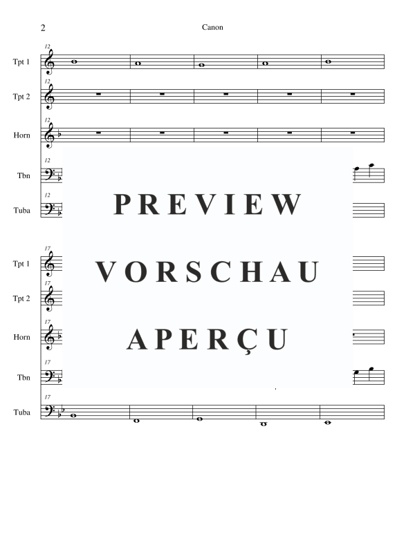 Produktgalerie: Seite 4 von 11 Canon, , Blechbläserquintett