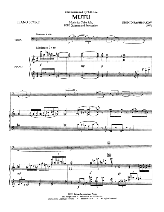 Product gallery: Page 1 of 21 Mutu , , (tuba + piano)