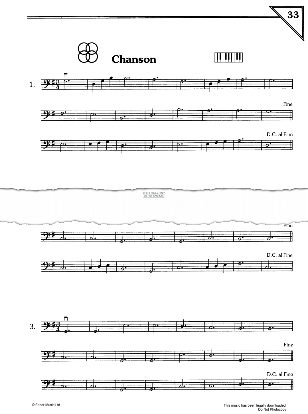 Produktgalerie: Seite 1 von 1 Chanson, Traditional, Violoncello