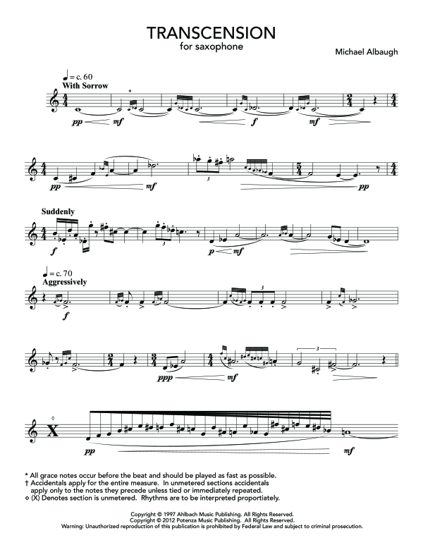 Product gallery: Page 1 of 11 Trancension, , (Saxophon Solo)