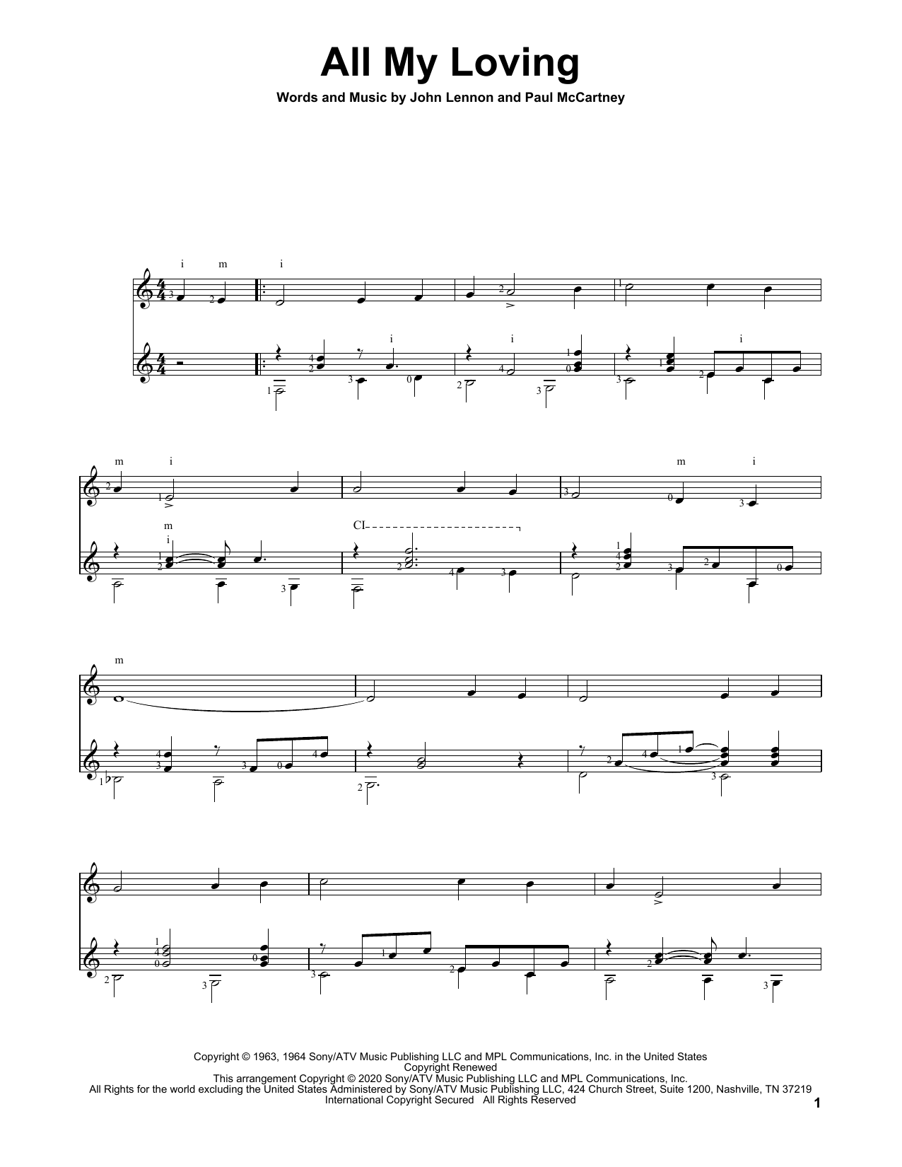 Produktbild zu: All My Loving
