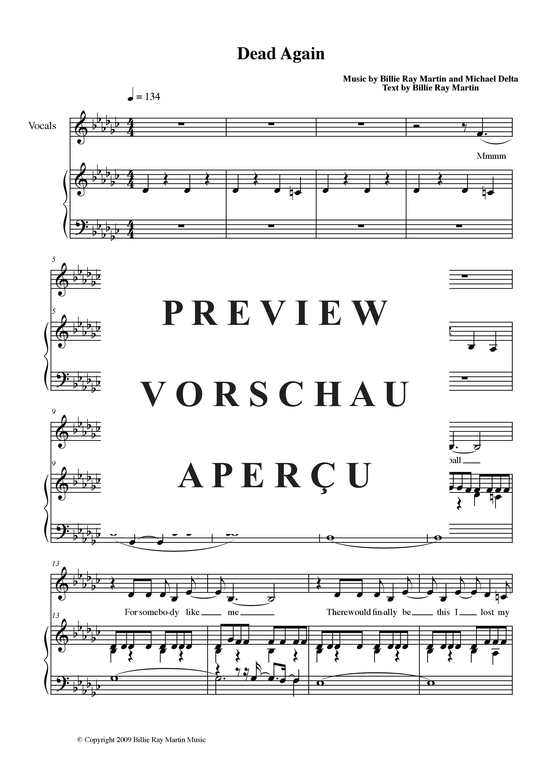 Produktgalerie: Seite 4 von 13 Dead Again , Martin, Billy Ray, Klavier und Gesang