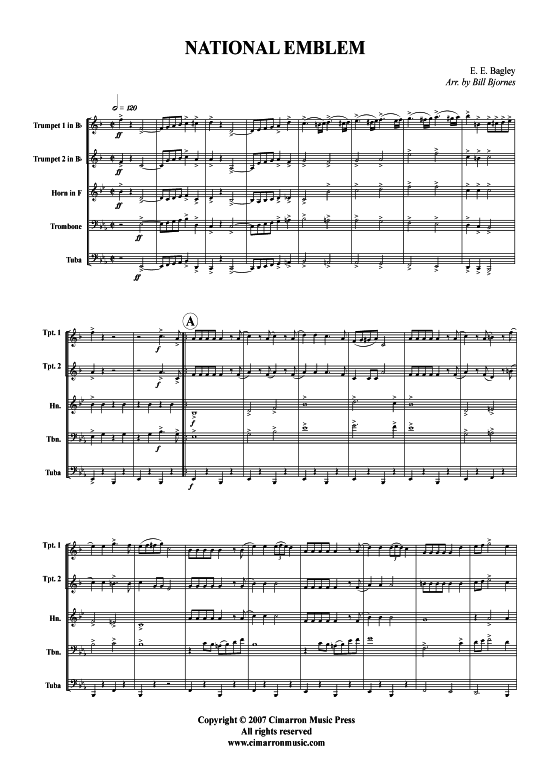 Produktbild zu: National Emblem E. E. Bagley