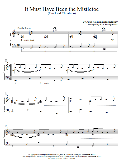 Produktbild zu: It Must Have Been The Mistletoe (Our First Christmas)