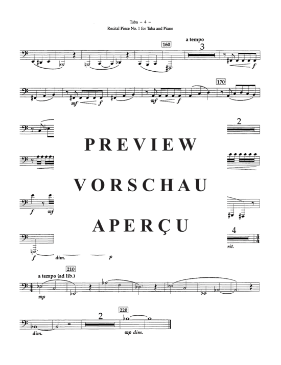 gallery: Recital Piece No 1 , , (Tuba + Klavier)