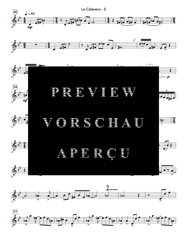 Produktgalerie: Seite 6 von 8 La Calavera, , (Horn in F Solo)