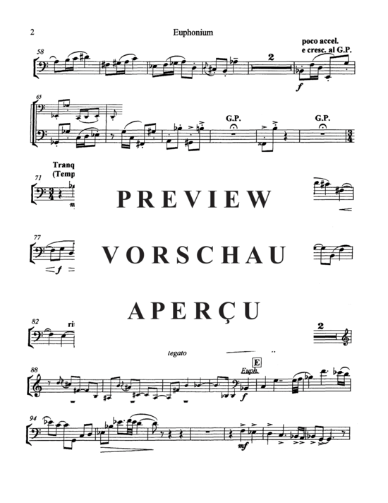 Product gallery: Page 20 of 21 Serenade for Euphonium , , (euphonium + piano)