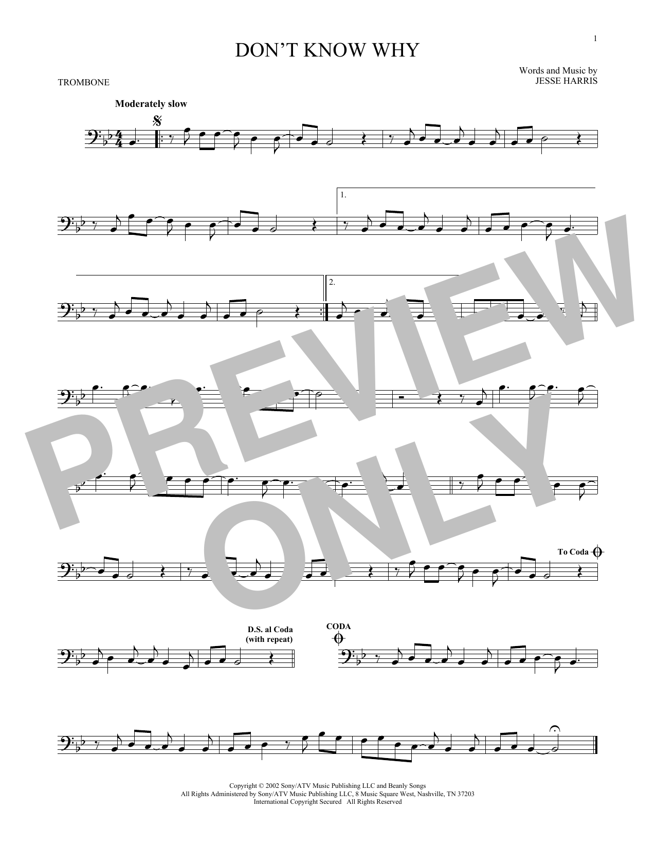 Product gallery: Page 1 of 1 Don't Know Why, Norah Jones